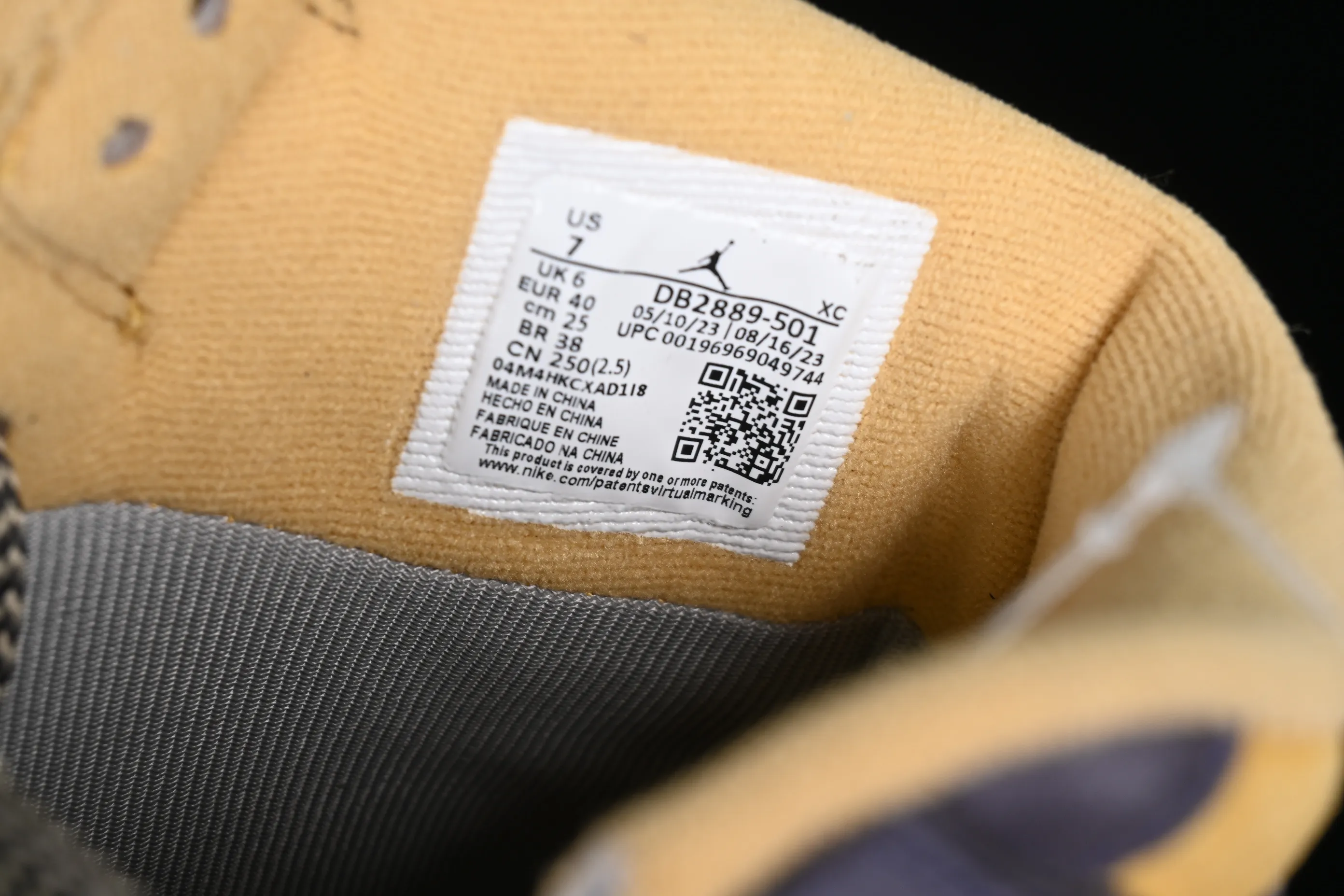 All categories Air Jordan Jordan series basketball shoes Air Jordan 1 High Air Jordan 1 Element "Gore-Tex" AJ1 Joe 1 light brown purple high-top basketball shoes DB2889-501